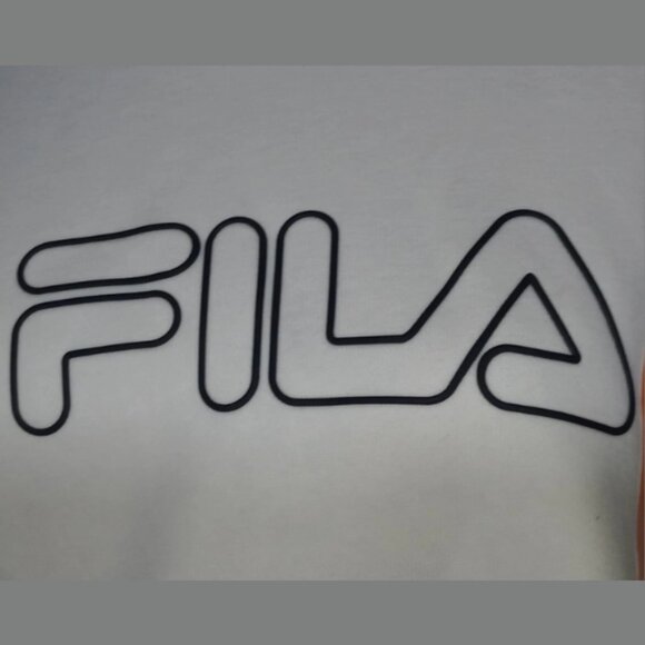 FILA Gardenia Crewneck Sweatshirt Ivory XXL NWT Logo Pullover - Picture 4 of 10